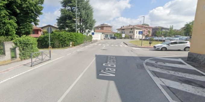 Investito ciclista in via Brescia, bambino di 13 anni in Ospedale in elisoccorso