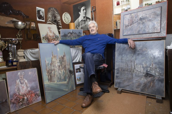Mostra di Roberto Bedani esposta all’ADAFA, i “Riverberi” del pittore