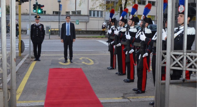 Il Prefetto Giannelli in visita al Comando Provinciale dei Carabinieri di Cremona