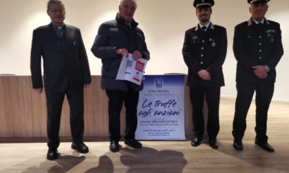 Truffe agli anziani, l'incontro dell'Arma in collaborazione con “UNI-CREMA”