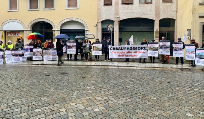 Casalmaggiore e la tangenziale che non c’è, sit-in di protesta per la sicurezza e il futuro del territorio