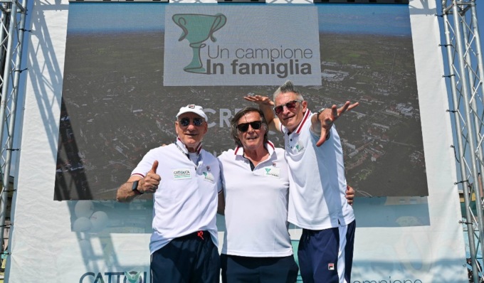 Grande successo a Crema per “Un campione in famiglia” con Adriano Panatta, Ciccio Graziani e Andrea Lucchetta