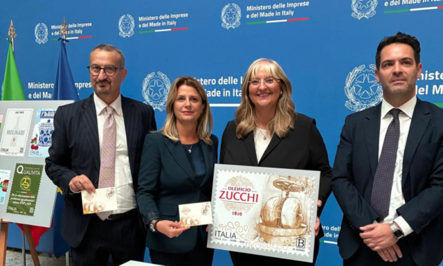 Un francobollo per celebrare i 215 anni di Oleificio Zucchi: “Un tributo alla nostra storia”