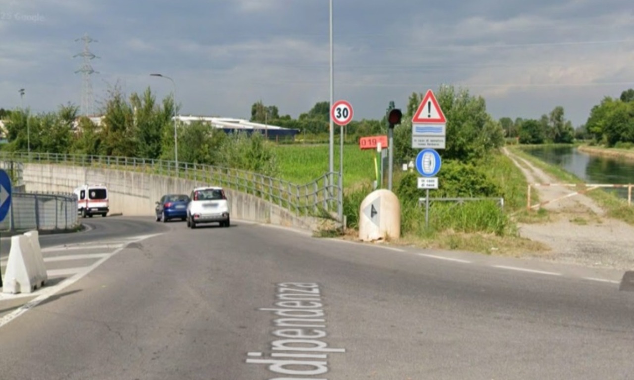 Ciclista 63enne investito a Crema, trasportato in ospedale in elisoccorso