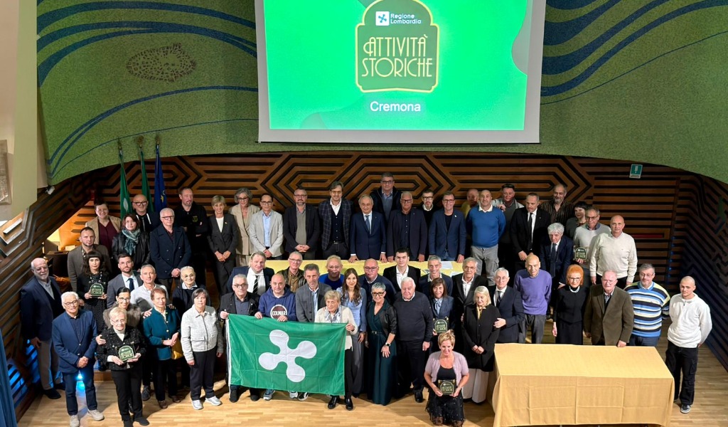 Regione Lombardia premia 32 “nuove” attività storiche della provincia di Cremona