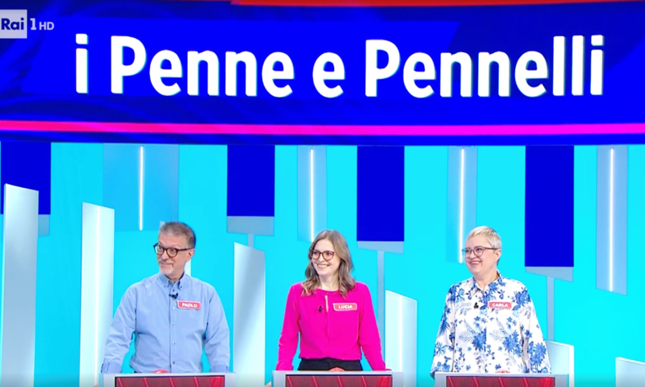 Da Pandino a “Reazione a catena”, l’avventura dei Penne e Pennelli al quiz di Rai 1
