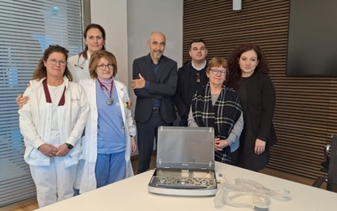 Donato un ecografo portatile di ultima generazione alla pneumologia dell’Ospedale di Cremona