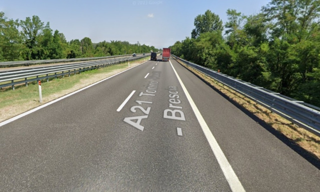 Cremona-Pontevico, incidente stradale sulla A21: due persone ferite