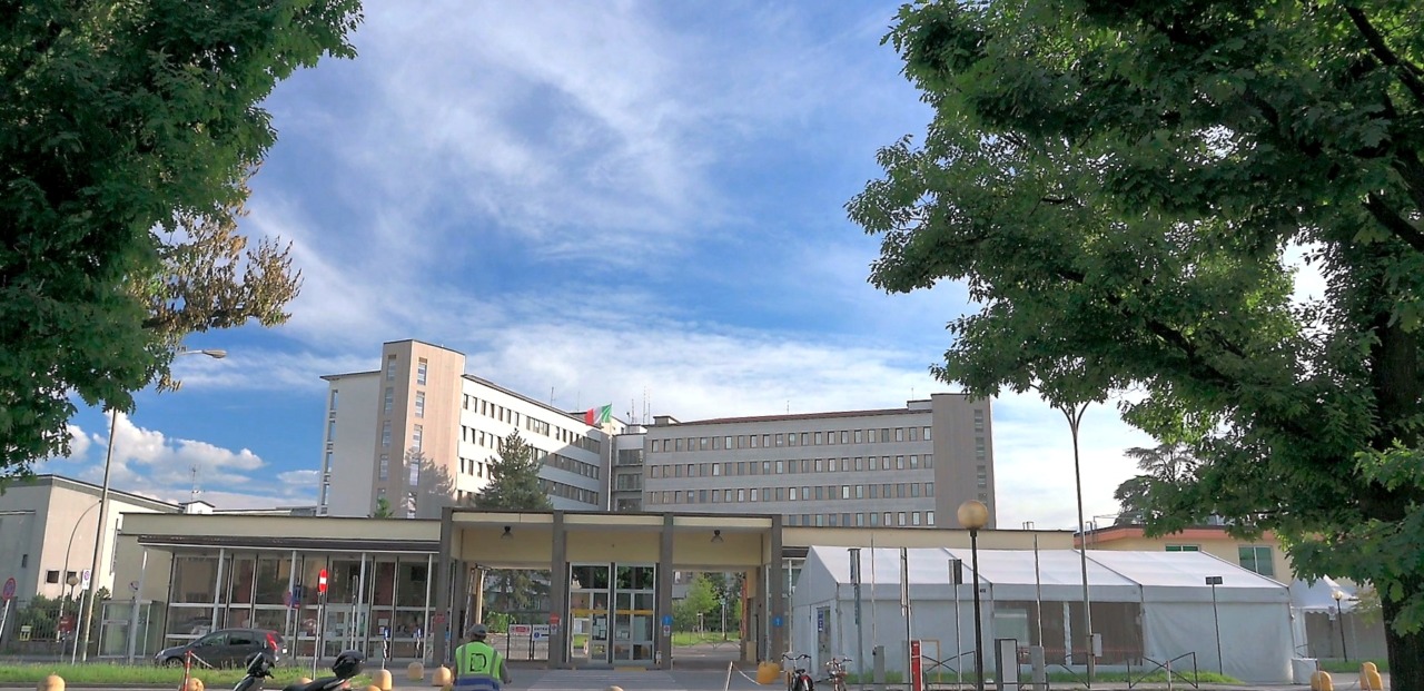 Uno scorcio dell'ospedale di Crema (foto da Facebook)