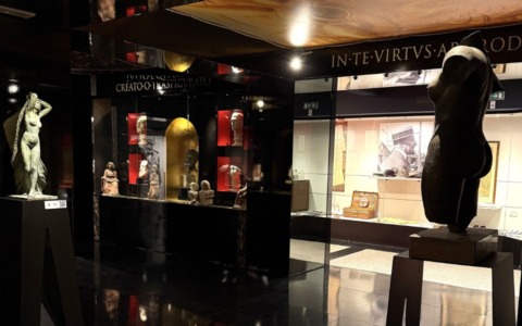 Tre sculture del cremonese Mario Coppetti in mostra al Vittoriale degli Italiani