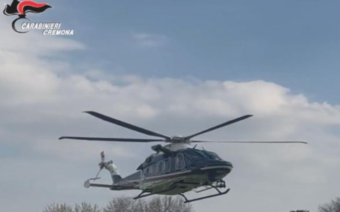 Controlli straordinari dei Carabinieri sul territorio cremasco con il supporto dell’elicottero