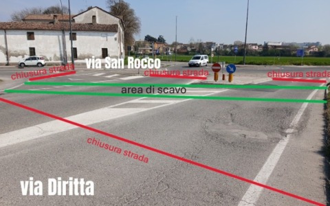 Lavori al teleriscaldamento: ecco come cambia (per un mese) la viabilità in via Diritta