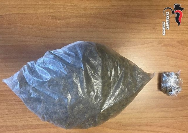 Operazione dei Carabinieri a Cremona: sequestrati quasi tre etti di marijuana