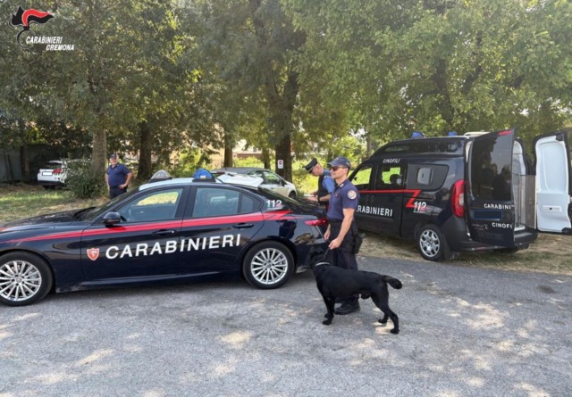 Controlli straordinari nel Casalasco: maxi blitz tra parchi, strade e locali. Due denunce e un segnalato
