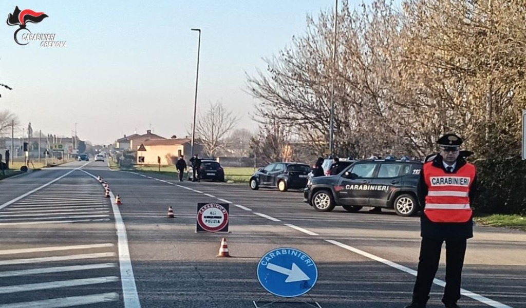 Controlli dei Carabinieri nel Casalasco: tre denunce e una segnalazione per droga